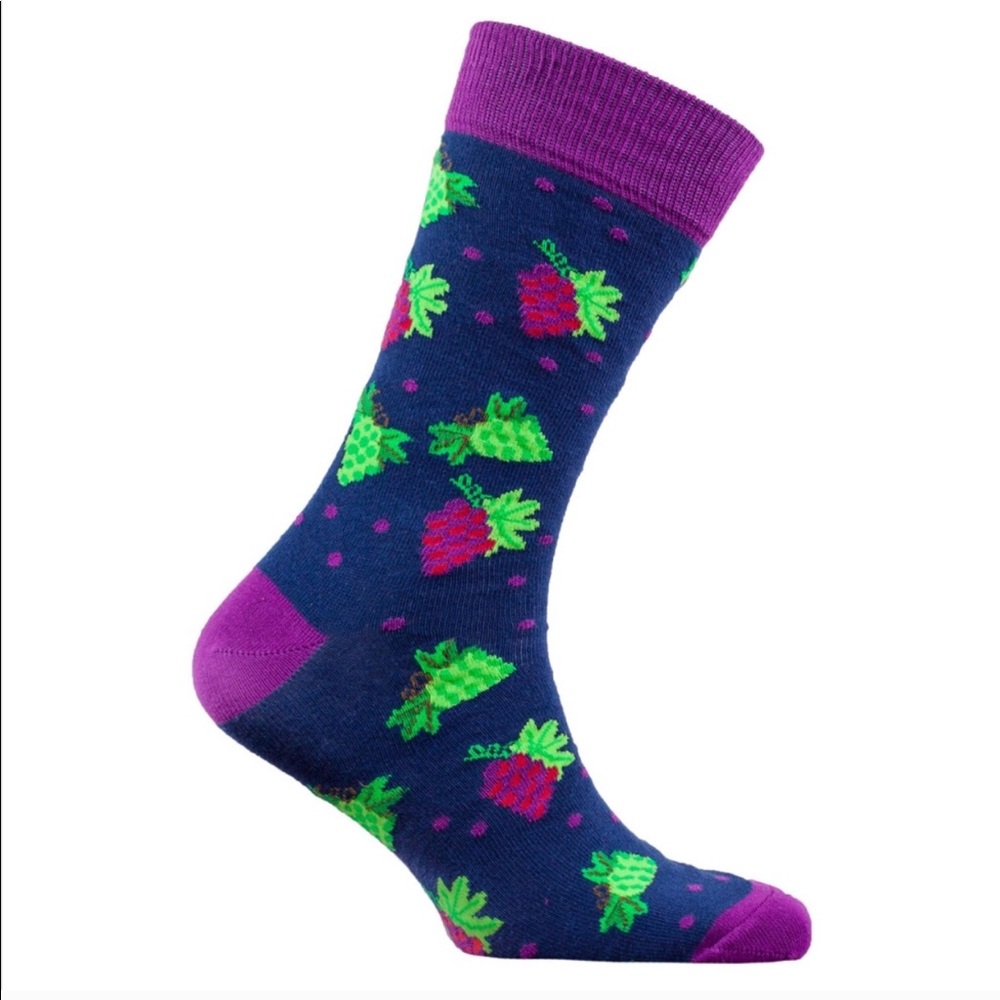 🔥🔥 NEW novelty socks grape design